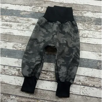 Dívčí kalhoty Yháček Zimní softshellové kalhoty Yháček, maskáč Velikost: 134