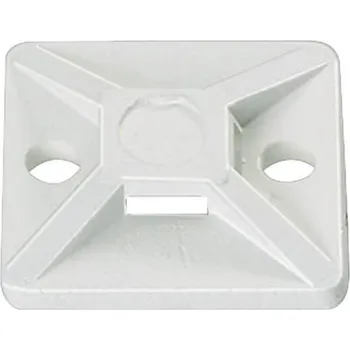 Organizace kabelů Upevňovací patice, šroubovatelná MB, TY HellermannTyton MB3-N66-NA-C1 transparentní