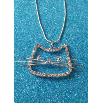 Náhrdelník Náhrdelník, Zirkon kočka hlava