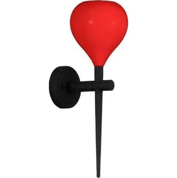 Nástěnné svítidlo Nástěnné svítidlo AZzardo Aga wall red/black AZ1075 E14 1x40W IP20 16cm červeno-černé