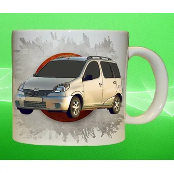 hrnek Toyota Yaris Verso 330ml (hrneček s osobním autem TOYOTA)