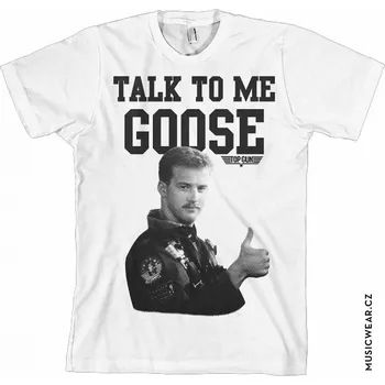 Pánské tričko Top Gun tričko, Talk To Me Goose White, pánské XXL