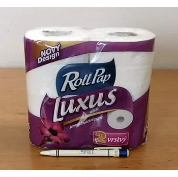 Toaletní papír dvouvrstvý celulóza PRIMA LUXUS cena=1role