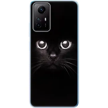 Pouzdro na mobilní telefon Odolné silikonové pouzdro iSaprio - Black Cat - Xiaomi Redmi Note 12S
