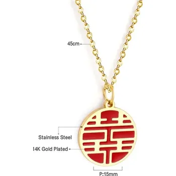 Náhrdelník Roztomilý dívčí náhrdelník z nerezové oceli - NE243201K