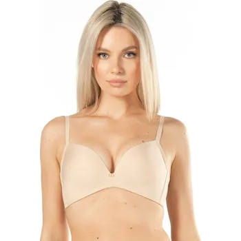 Dámská móda Podprsenka push-up bez kostic NIPPLEX.1057 béžová 75B 0