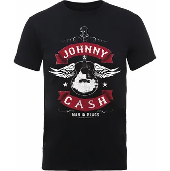 Johnny Cash tričko, Winged Guitar, pánské S