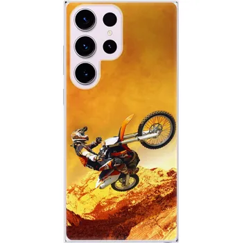 Pouzdro na mobilní telefon Odolné silikonové pouzdro iSaprio - Motocross - Samsung Galaxy S23 Ultra