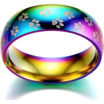 Prsten Prsten z chirurgické oceli s tlapkami