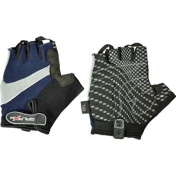 Cyklistické rukavice GALAXY RUKAVICE CYKL.KRÁT.GEL MOD/ŠE/ČRN M