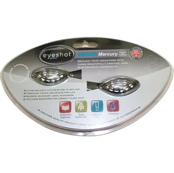 Osvětlení pro motocykl Blinkr LED Mercury OF363, Chromové OXFORD (čiré sklíčko, pár)