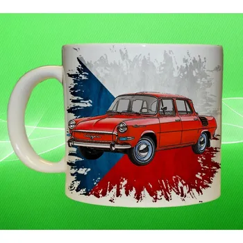 hrnek s autem České auta 9