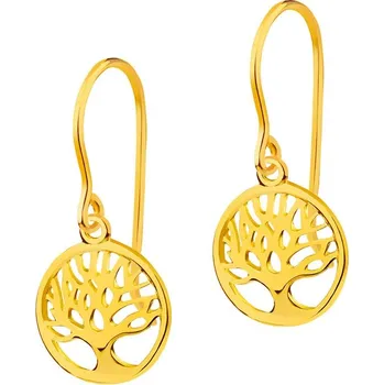 Náušnice Zlaté náušnice - strom - K-737.02