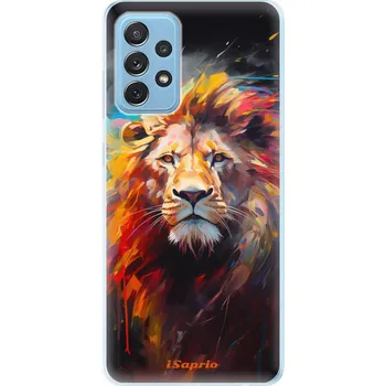 Pouzdro na mobilní telefon Odolné silikonové pouzdro iSaprio - Abstract Lion - Samsung Galaxy A72