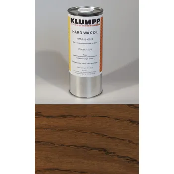 Olej na dřevo Hard Wax Oil - Ořech Tudor T12, plechovka 0,75 l, vnitřní olej na nábytek s tvrdým voskem