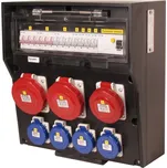 FAMATEL rb632697 - RB40102000.1 /4030 zásuvková skříň RUBBER BOX IP65 jištěná s chráničem 63/4/003 rb632697