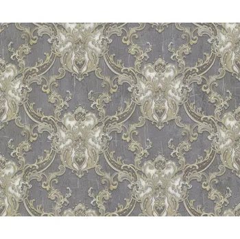 Tapeta Emiliana Parati Luxusní stříbrno-zlatá vliesová tapeta, zámecké ornamenty, 86068, Valentin Yudashkin 5, Emiliana Parati, velikost 10,05 x 1,06 m