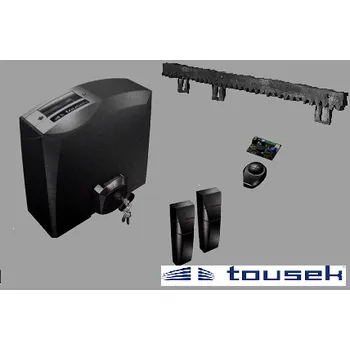 Pohon brány TOUSEK PULL T5-SET pohon pro posuvnou bránu do 500kg, fotobuňky. dálkový ovladač, 4m hřebene V/6