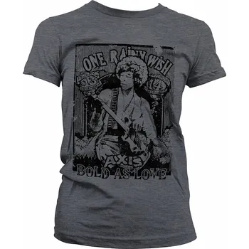 Dámské tričko Jimi Hendrix tričko, Bold As Love Dark Heather Grey, dámské S