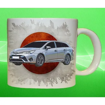 hrnek Toyota Avensis Combi 75ml (hrneček s osobním autem TOYOTA)