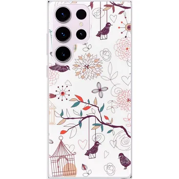 Pouzdro na mobilní telefon Odolné silikonové pouzdro iSaprio - Birds - Samsung Galaxy S23 Ultra