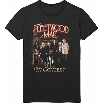 Pánská móda Fleetwood Mac tričko, In Concert Black - Limited Edition, pánské XXL