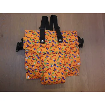 Jitro vatelínové kalhotky s kšandami - Tužky oranžové