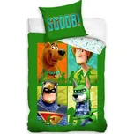 Carbotex dětské povlečení bavlna Scooby Doo Zelená Čtyřka 140x200, 70x90 cm