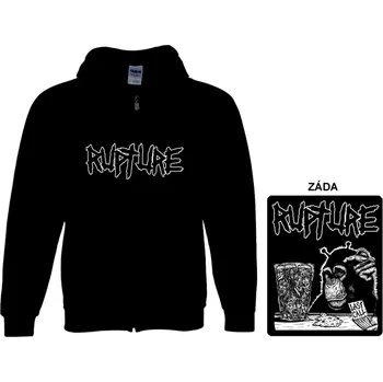 Pánská mikina Rupture - mikina s kapucí a zipem