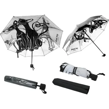 Deštník Deštník skládací, samovystřelovací , kočky v Paříži