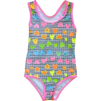 Dívčí plavky Dívčí jednodílné plavky srdce - 92