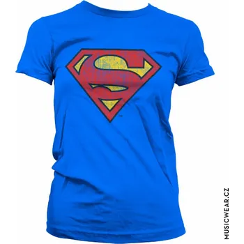 Dámské tričko Superman tričko, Washed Shield Girly, dámské XL