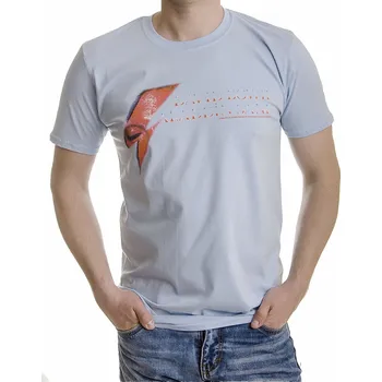Pánská móda David Bowie tričko, Aladdin Sane Eye Flash, pánské M