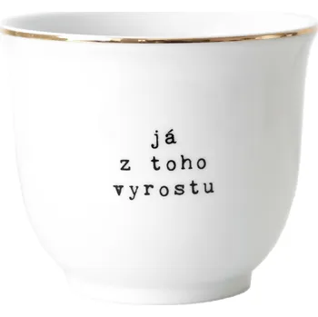 Obal na květináč Bella Rose Porcelánový obal na květináč Já z toho vyrostu 10 cm