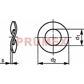 Matice Podložka pružná zvlněná DIN 137B M12 / 13,0 nerez A2