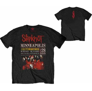 Pánské tričko Slipknot tričko, Minneapolis ´09 Eco-Tee BP Black, pánské M