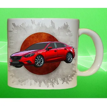 hrnek s Mazda 6 75ml (hrneček s osobním autem Mazda)