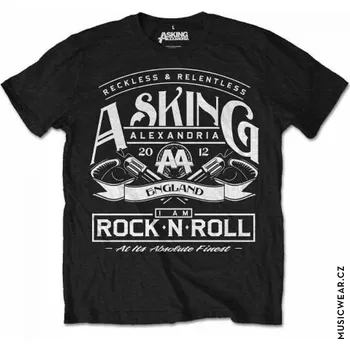 Pánská móda Asking Alexandria tričko, Rock n' Roll, pánské L