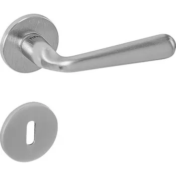 Dveřní kování TI - BONA - R 293 5S klika/klika, bez spodní rozety OCS - Chrom broušený (96)