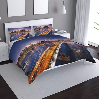 Povlečení Saténové povlečení Most v New Yorku - Sablio - 140x200 / 90x70