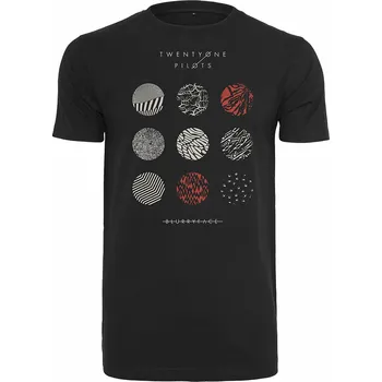 Twenty One Pilots tričko, Pattern Circles Black, pánské 4XL
