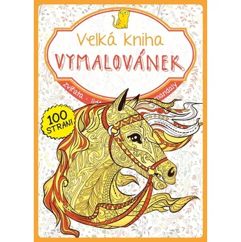 Velká kniha vymalovánek (oranžová)