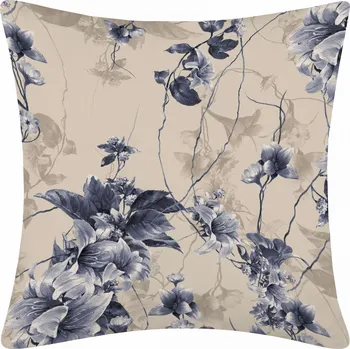 Povlak na dekorativní polštářek DARRÉ Bavlněný povlak na polštář Stíny květů Velikost: 40 x 40