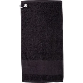 Ručník Towel City Golfový ručník 30x60 TC033 Black 30 x 60 cm