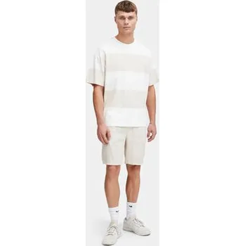 Pánské tričko Solid T-Shirt Ijam 21108144 Béžová Regular Fit L