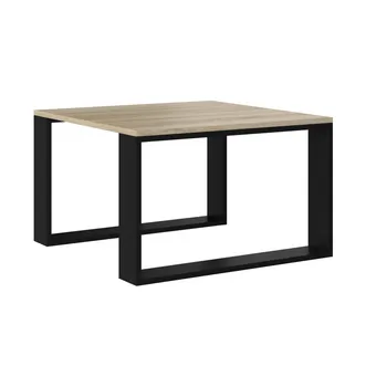 Konferenční stolek Topeshop Loft Modern Mini dub sonoma/černý