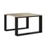 Konferenční stolek Topeshop Loft Modern Mini dub sonoma/černý
