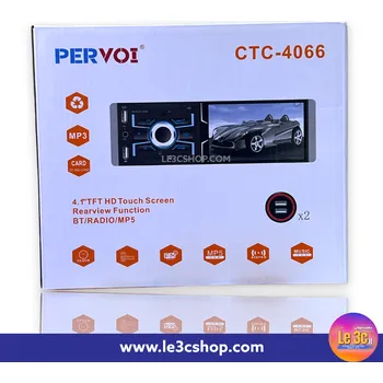 Autorádio Autorádiový systém Pervoi Universal 1DIN (USB) CTC-4066+ Přehrává film (Autorádio Pervoi Universal 1DIN)