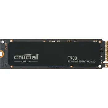 SSD disk Crucial T700/1TB/SSD/M.2 NVMe/Černá/5R CT1000T700SSD3