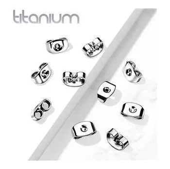 Piercing KM2016 Náušnicový puzetový uzávěr TITAN - 1 kus